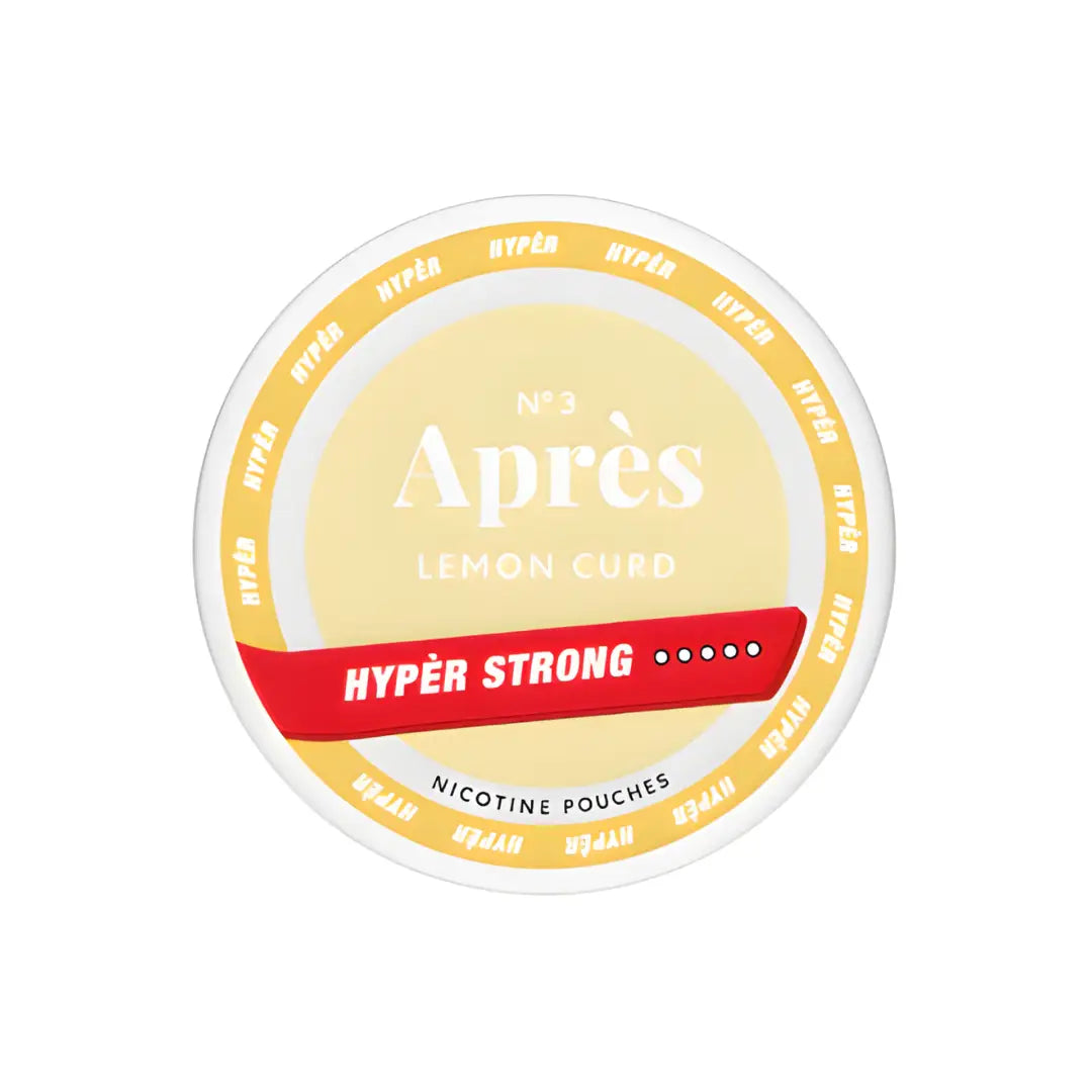 No.3 Après Lemon Curd by Hypèr Strong, featuring a jar of tangy lemon spread with a golden yellow color and smooth texture.