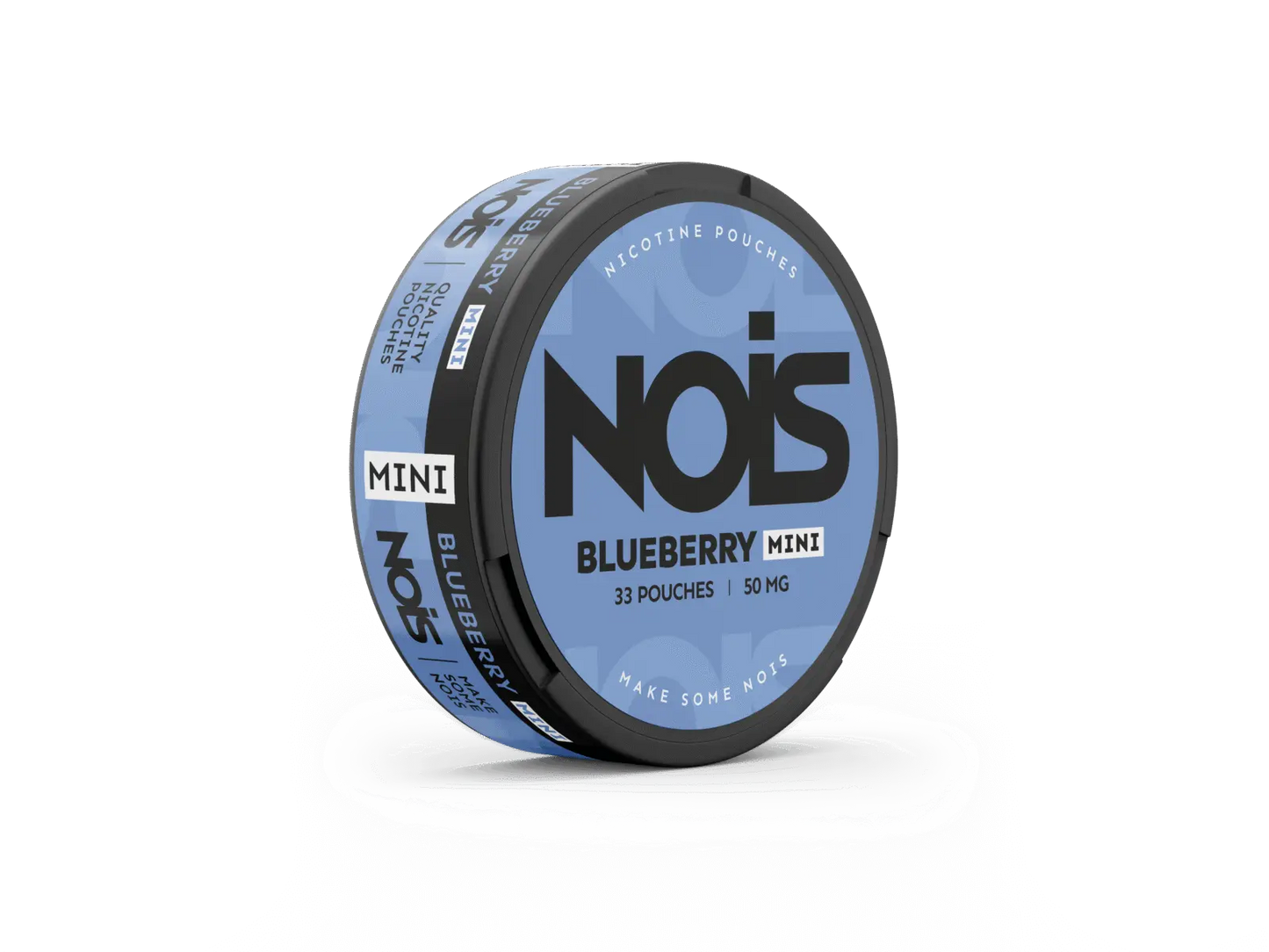 Nois Blueberry Extreme Mini vape device by Europesnus.com with blue design and compact size for discreet vaping.