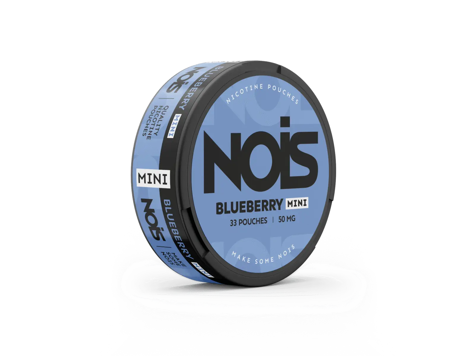 Nois Blueberry Extreme Mini vape device by Europesnus.com with blue design and compact size for discreet vaping.