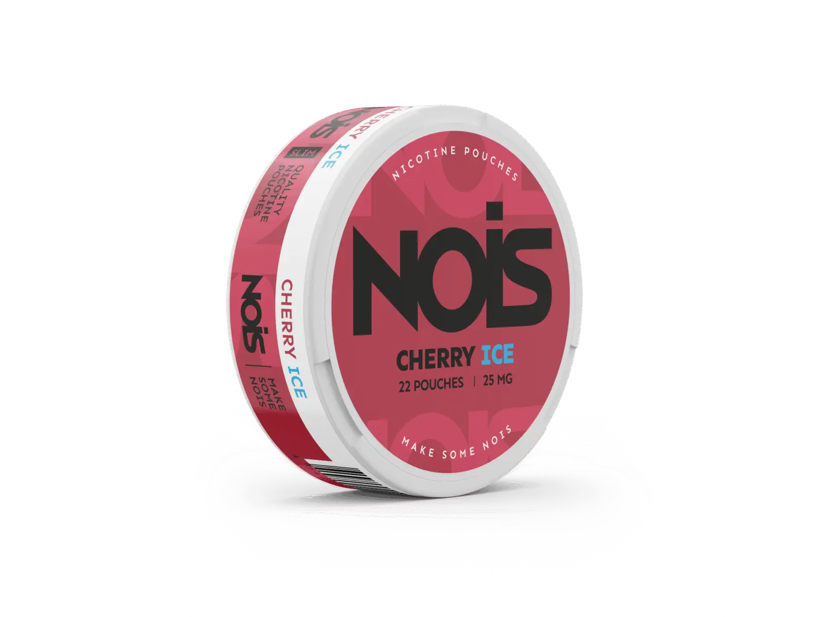 Nois Cherry Ice flavored nicotine pouch from Europesnus.com, featuring cherry flavor in a sleek pouch.