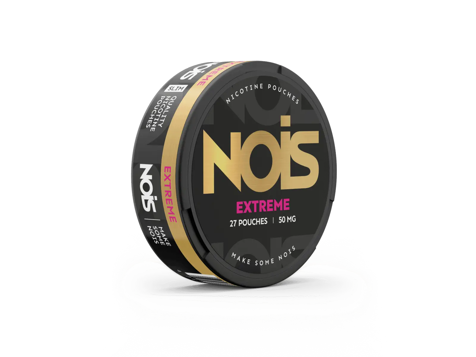 Nois Extreme bicycle helmet with adjustable straps and vented design, featuring sleek black finish for safety and comfort.