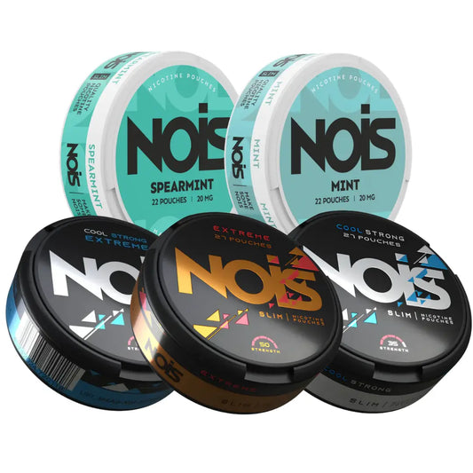 Nois Mixpack by Europesnus.com featuring a variety of colorful, assorted snack packages in a vibrant display.