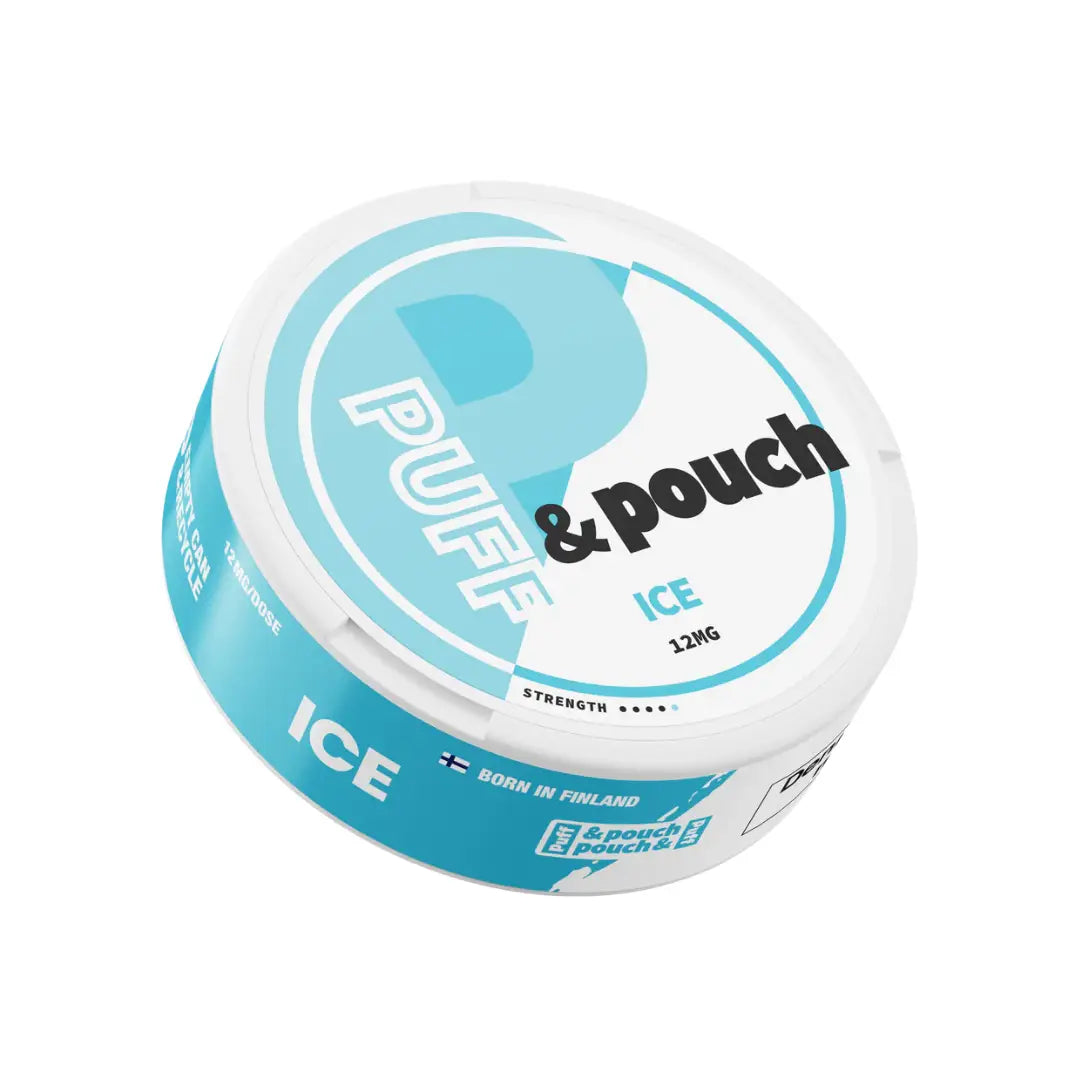 VeloIcyBerries Puff & Pouch Ice by Europesnus.com with vibrant berry design in a resealable pouch.
