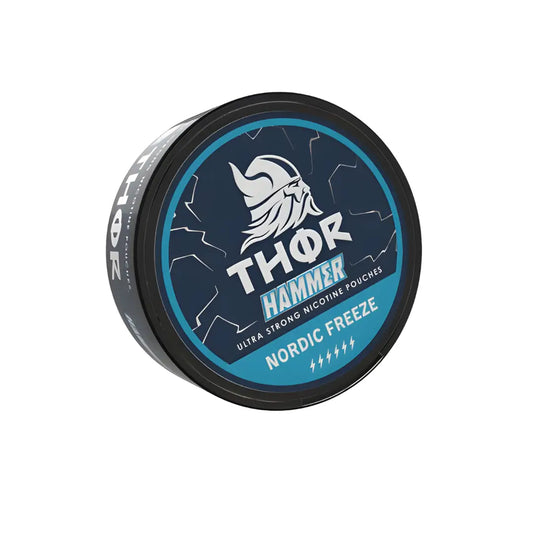 Nordic Freeze Thor Hammer replica with intricate detailing, made by Europesnus.com, displayed against a neutral background