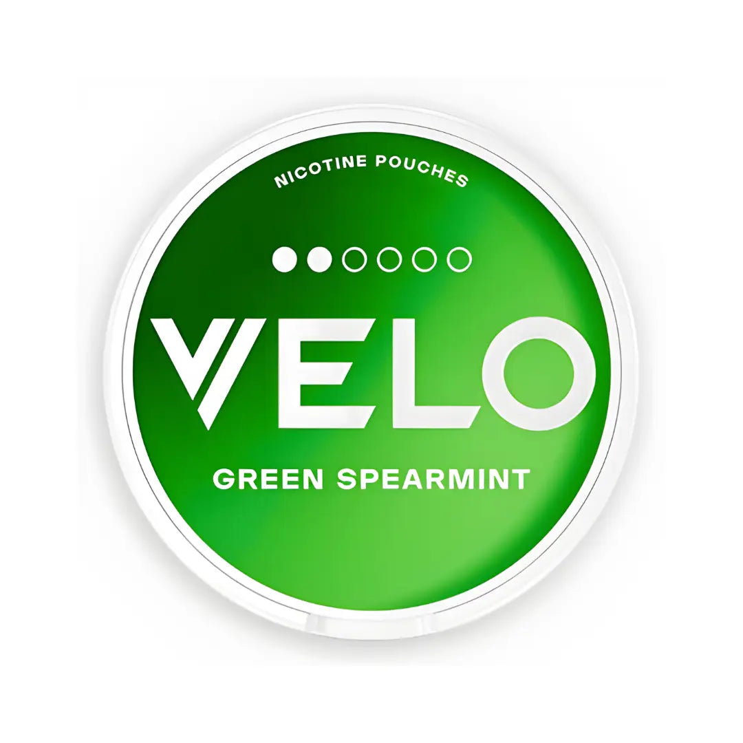 Fresh Velo Green Spearmint from Europesnus.com, featuring vibrant green spearmint leaves and aromatic herbs in a natural setting.