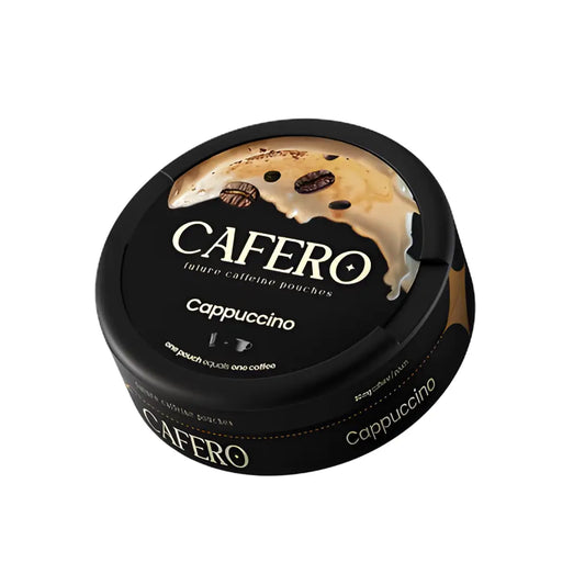 Europesnus.com Cafero Cappuccino caffeine coffee in a cup with frothy milk and rich espresso, ready to enjoy.