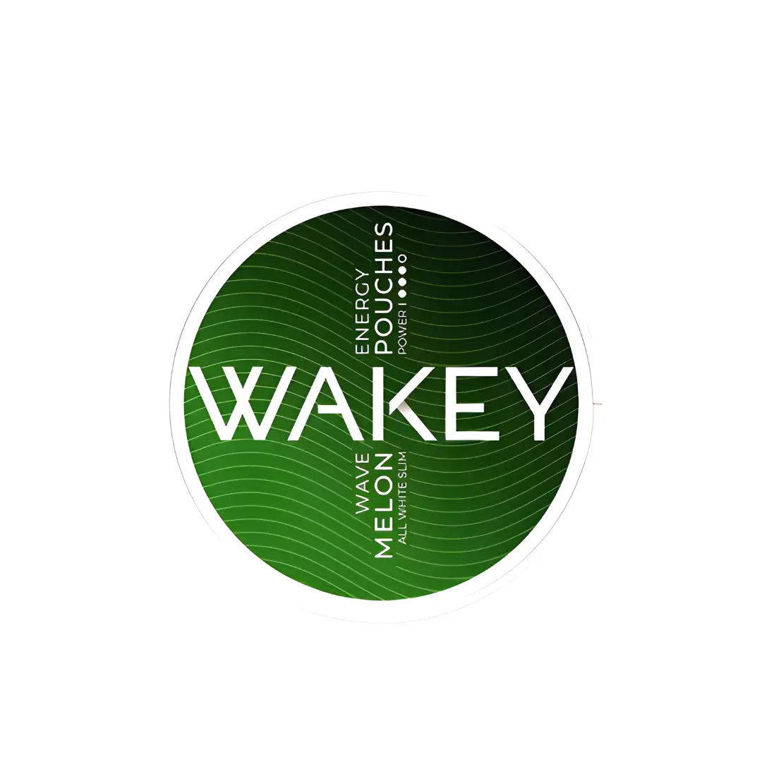 Wakey Melon Wave caffeine supplement by Europesnus.com, featuring bright melon flavor and vibrant packaging.