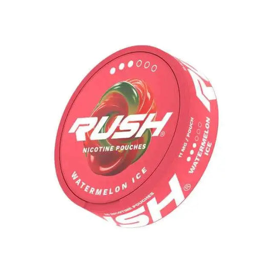 Rush Watermelon Ice Pro vape device by Killasnus.com featuring a sleek design with watermelon and ice flavor branding.