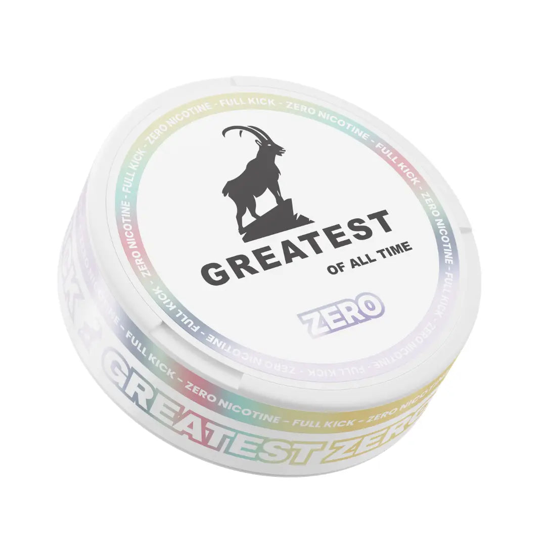 Killasnus Greatest Cold Dry Zero caffeine supplement container with black and white label, showing product details and branding.