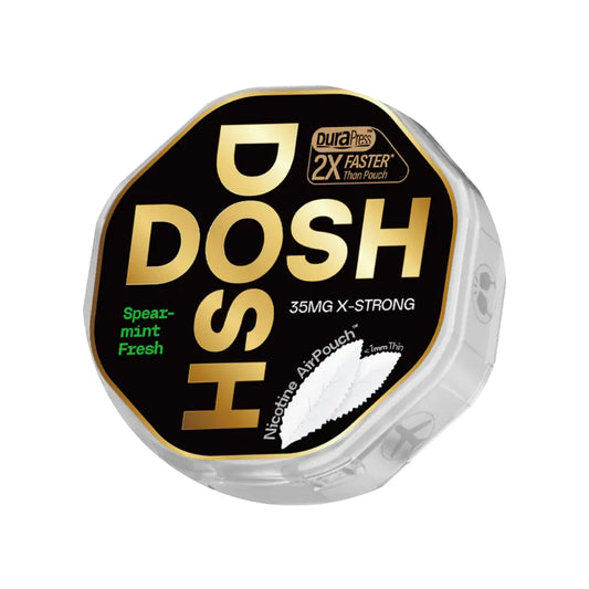 Dosh Spearmint Fresh 35mg upsell product image featuring mint-flavored packaging from Killasnus.com.