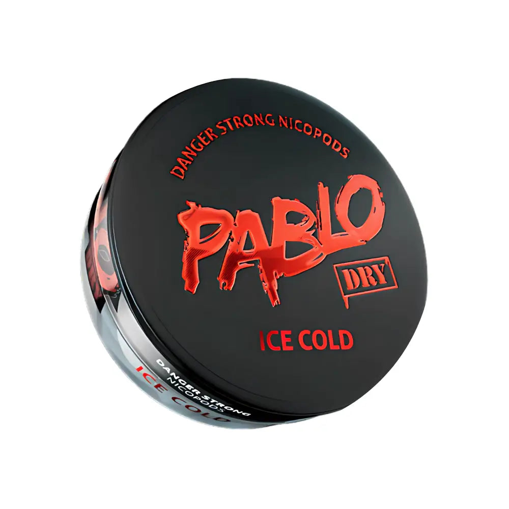 Pablo Dry Ice Cold upsell product from Killasnus.com, featuring a close-up of the product packaging with dry ice elements.