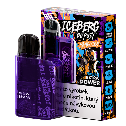 Packaging shot of the Iceberg Do Pusy Kit featuring a purple bottle set with graphic design.