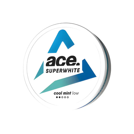 NikoPouches.dk Ace Cool Mint Low pouch with cool mint flavor and slim design, perfect for freshening on the go.