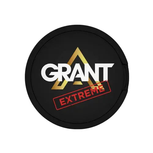 Velostoerrelse 48 of the Grant Extreme Edition pouch by NikoPouches.dk, showing its compact design and durable material.