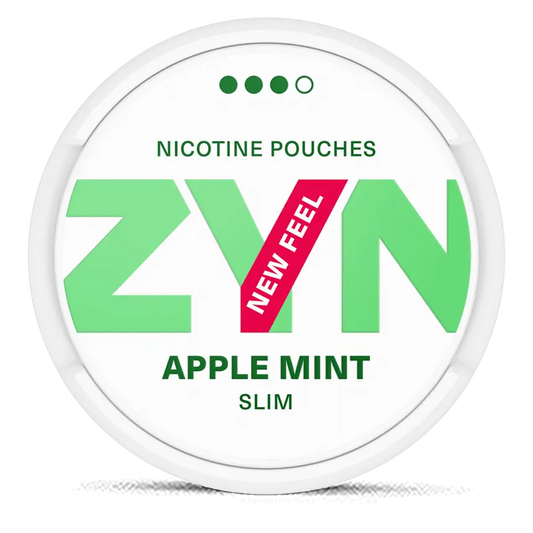 ZYN Apple Mint is strong at Nicotine Strength of 12mg/g. ZYN Apple Mint adds a test of Fresh Apple With Touch of Spearmint &amp; Vanilla. The Taste is long-lasting when it is absorbed. It is not very sweet but contains a Natural taste with a cooling presence.&nbsp;